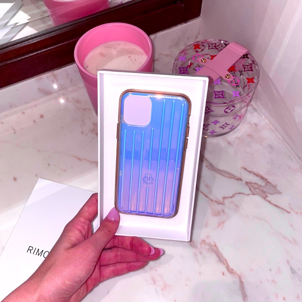 Rimowa iridescent phone case